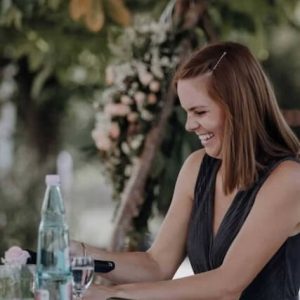 Rituale Kinderwillkommensfest | Nadine Orben bei der Arbeit